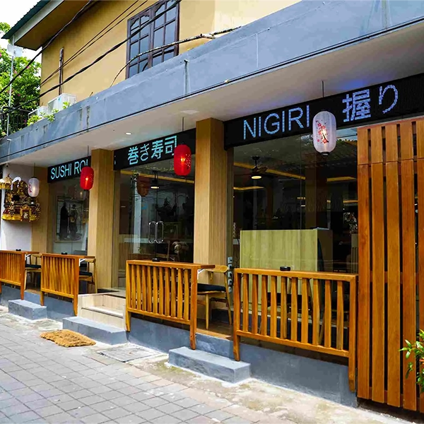 Exterior View of Enzo Sushi Train